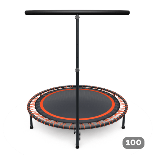 binnenkomst Vader landinwaarts Mini trampoline oranje Ø100 cm | Jump for Joy! - Flexbounce